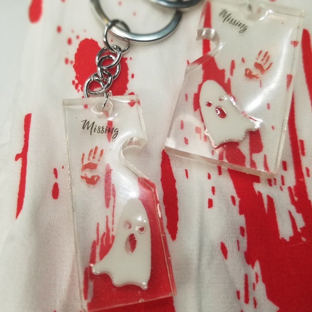 ❣Matching Ghost Keychains Set - Picture 2 of 7